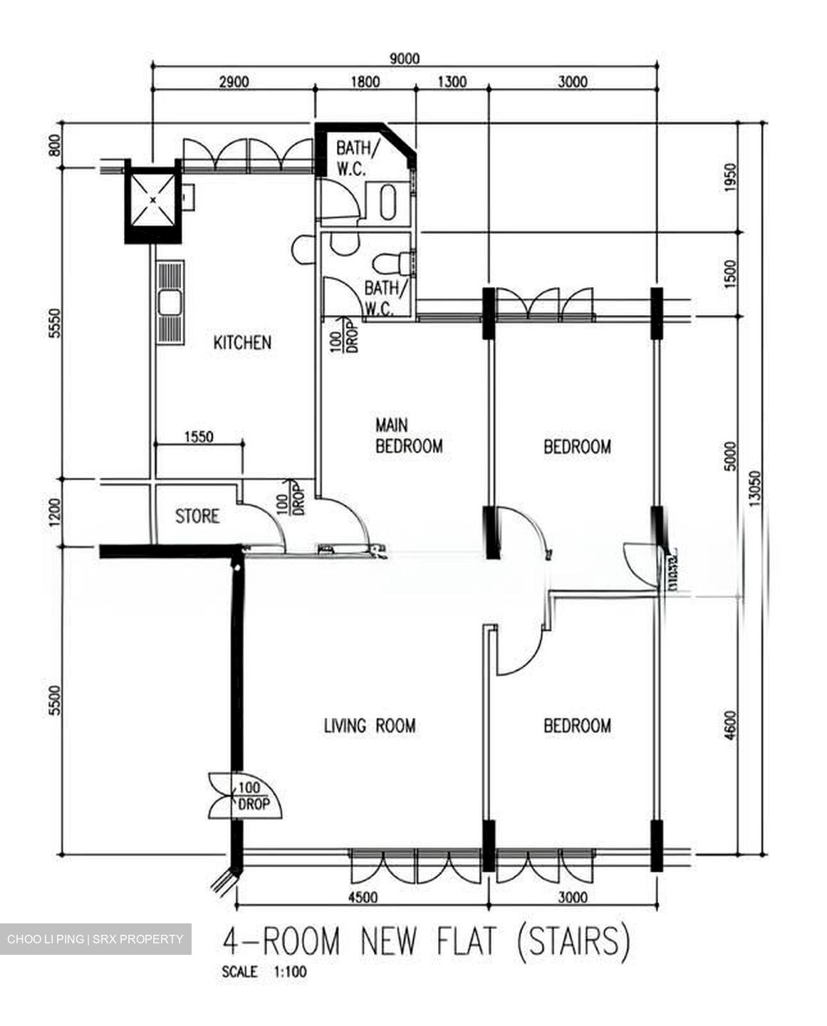 Blk 112 Jurong East Ville (Jurong East), HDB 4 Rooms #563093041